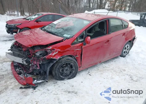 2012 Toyota Prius Two from USA, damaged, VIN JTDKN3DU1C5499472